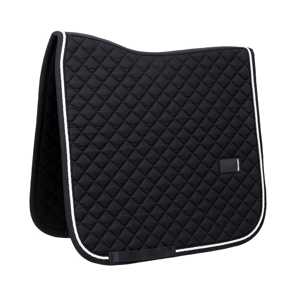 Kentucky Horsewear Diamond Quilt Rope Dressage Saddle Cloth - Black