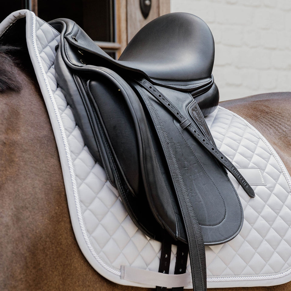 Kentucky Horsewear Diamond Quilt Rope Dressage Saddle Cloth - Grey