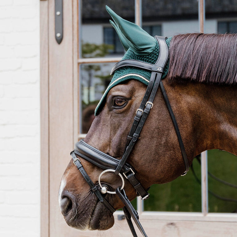 Kentucky Horsewear Wellington Rope Fly Veil - Pine Green