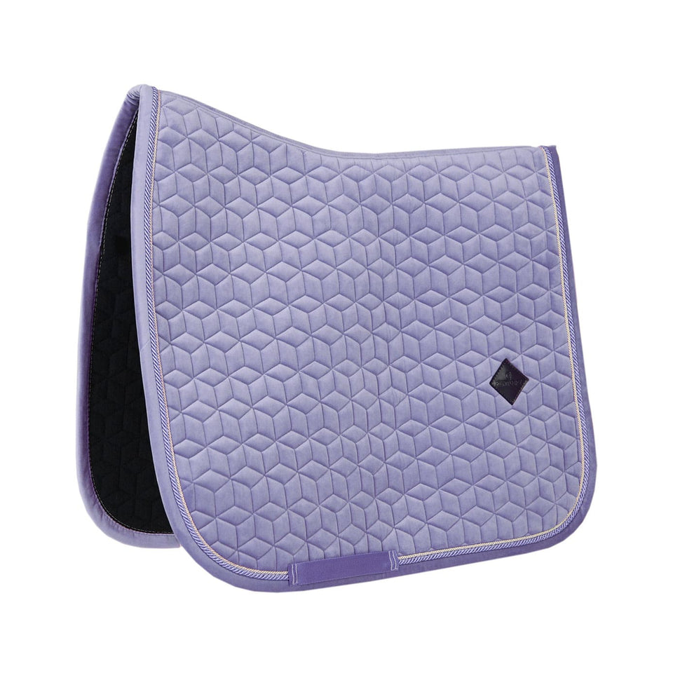 Kentucky Horsewear Velvet Dressage Saddle Cloth - Purple (Lilac)
