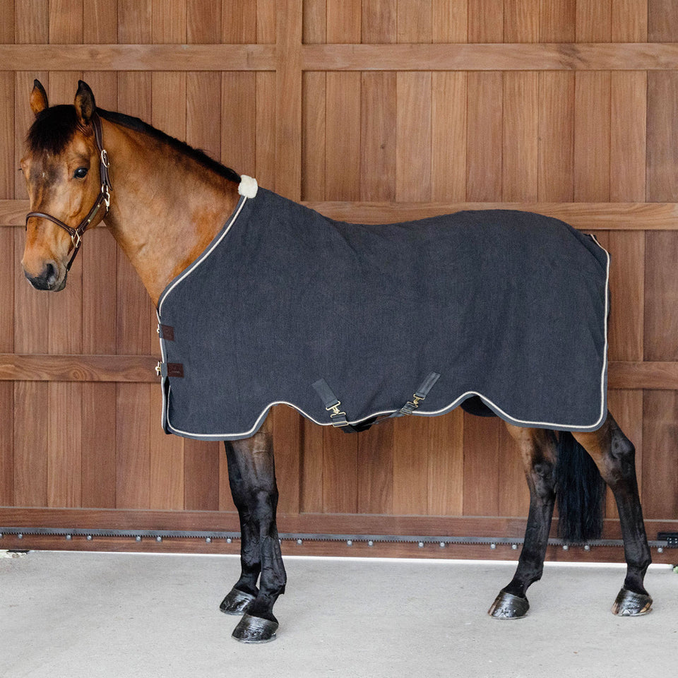 Kentucky Horsewear Faux Wool Fleece Rug - Grey