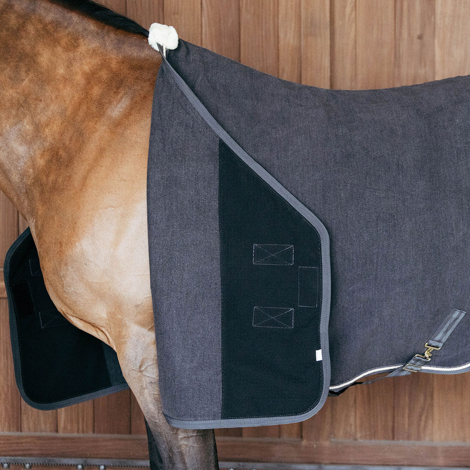 Kentucky Horsewear Faux Wool Fleece Rug - Grey