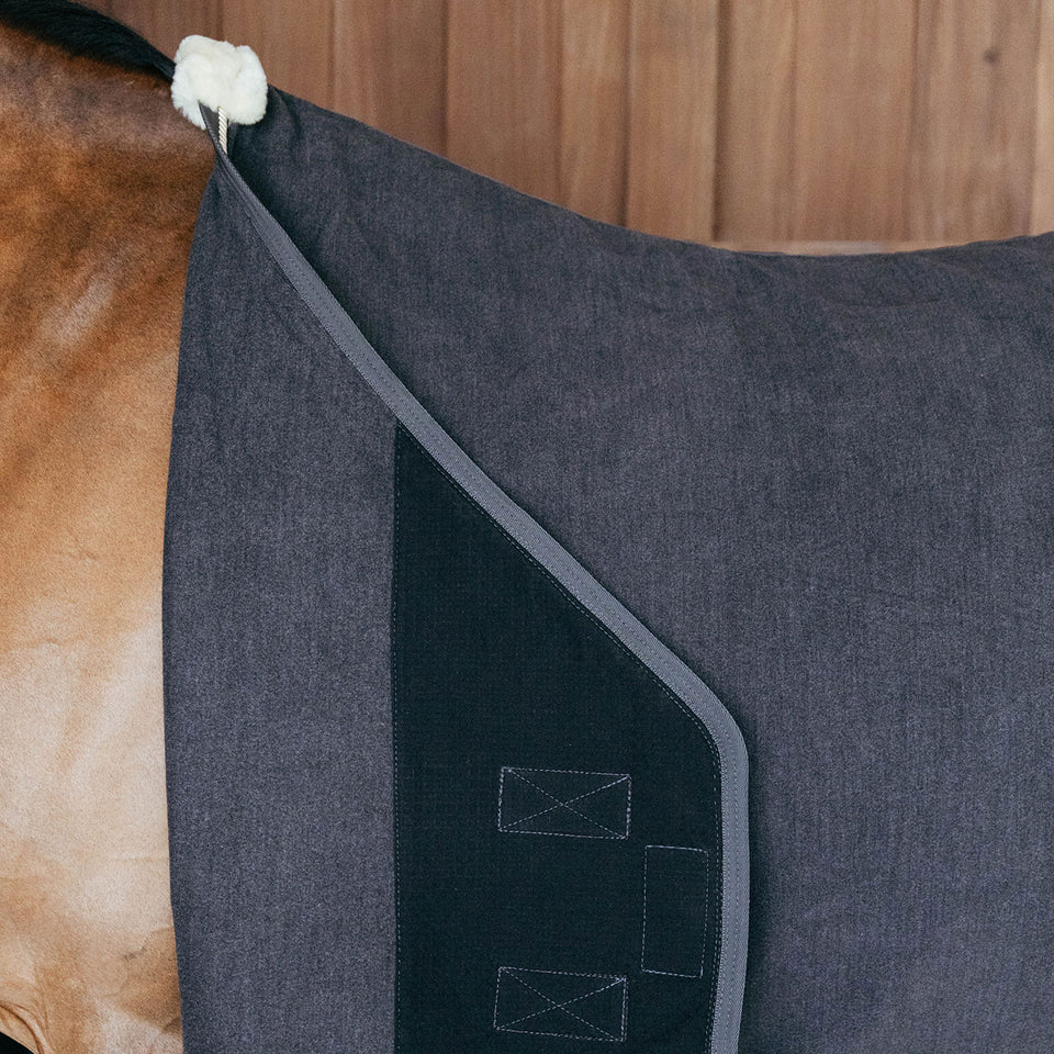 Kentucky Horsewear Faux Wool Fleece Rug - Grey