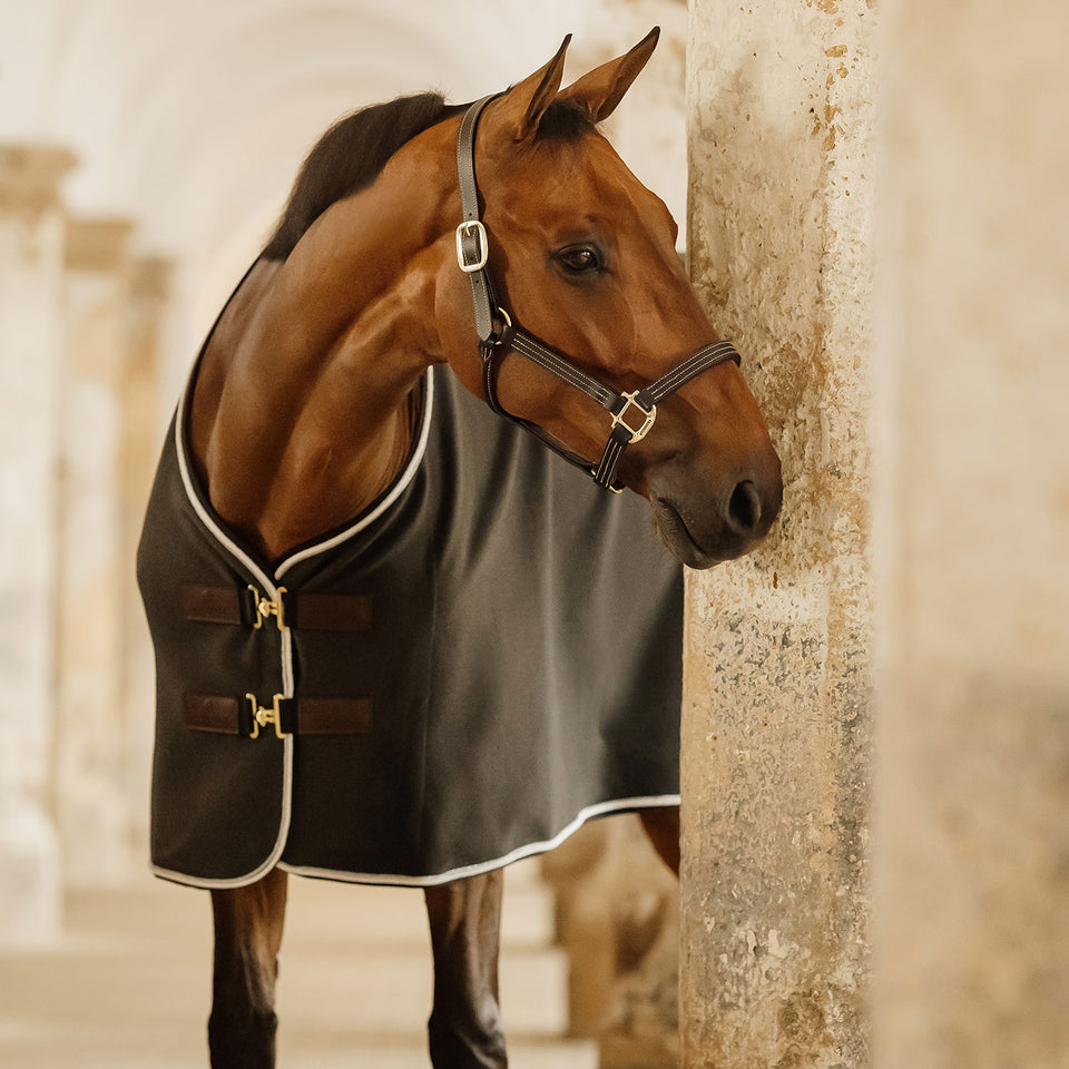 Kentucky Horsewear Faux Wool Fleece Show Rug - Grey