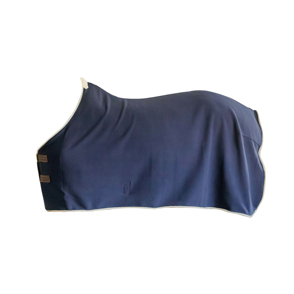 Kentucky Horsewear Faux Wool Fleece Show Rug - Navy