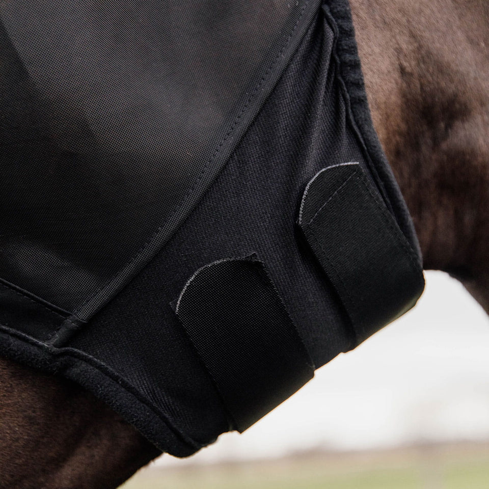Kentucky Horsewear Fly Mask Classic with Ears - Black
