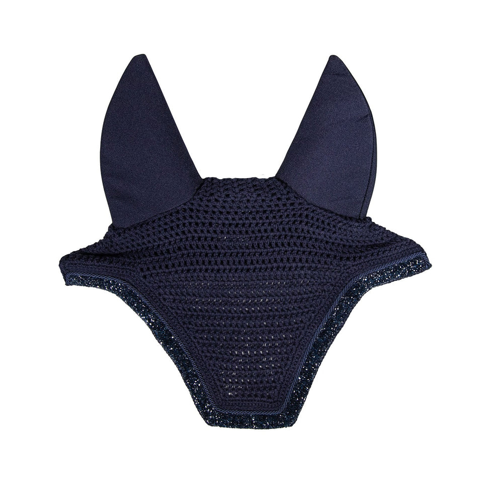 Kentucky Horsewear Glitter and Stone Wellington Fly Veil - Dark Navy