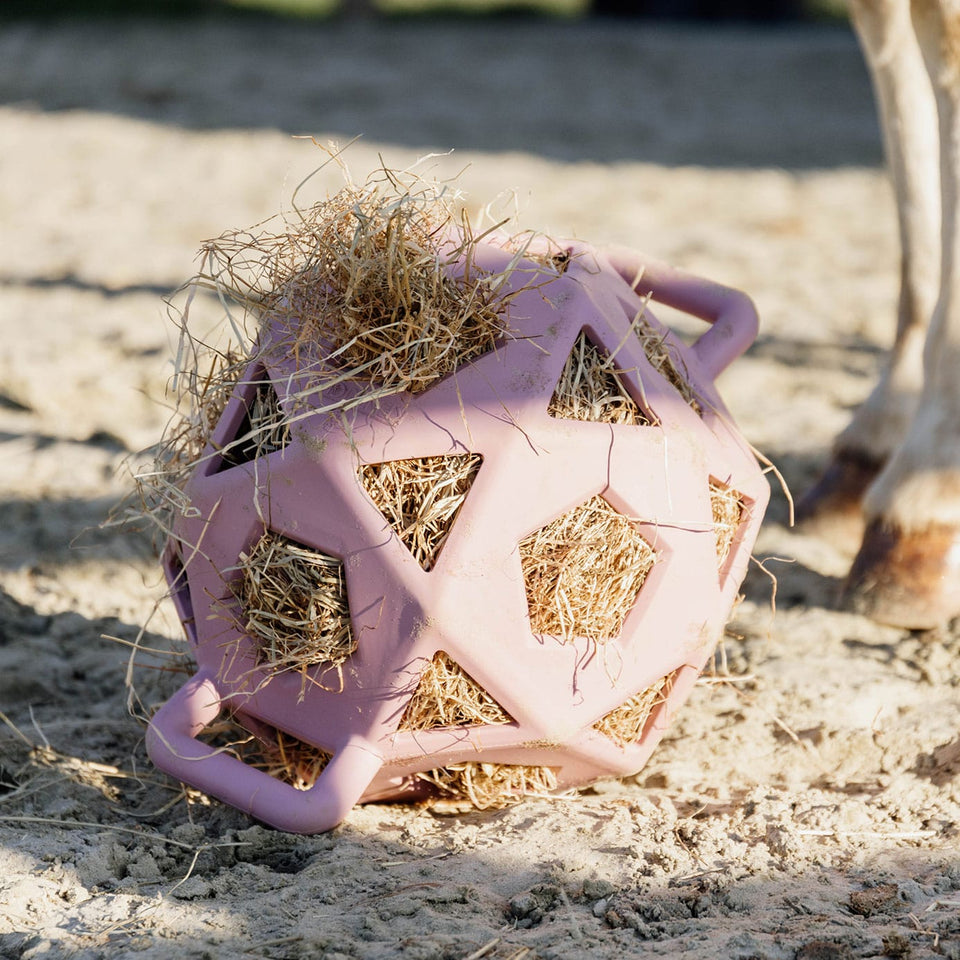 Kentucky Horsewear Relax Horse Hay & Play Ball - Old Rose