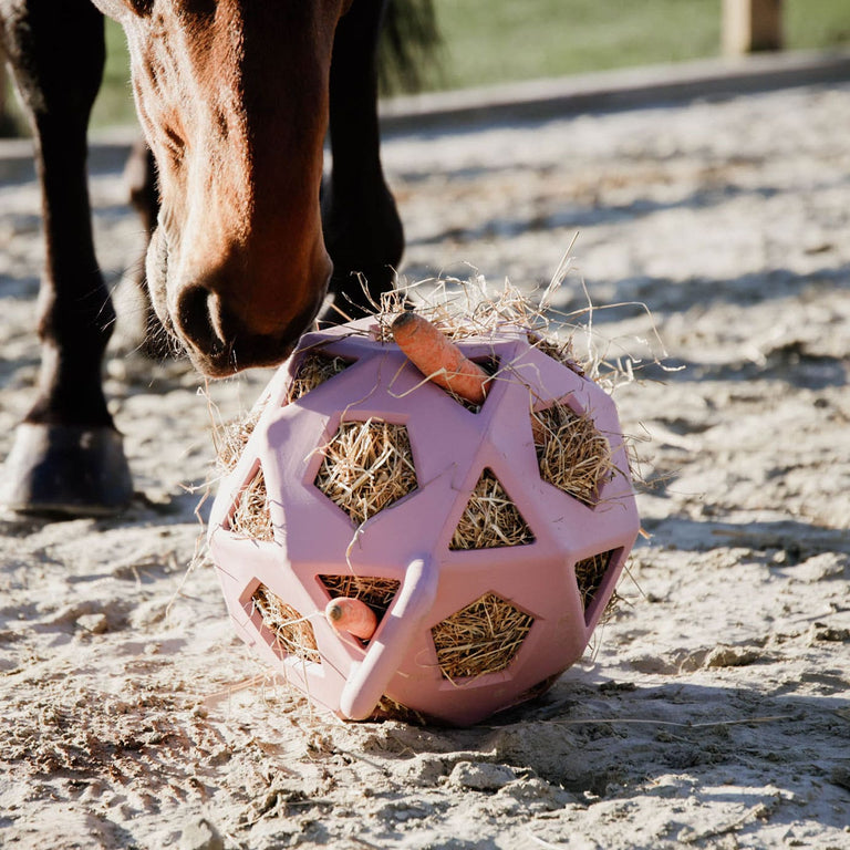 Kentucky Horsewear Relax Horse Hay & Play Ball - Old Rose