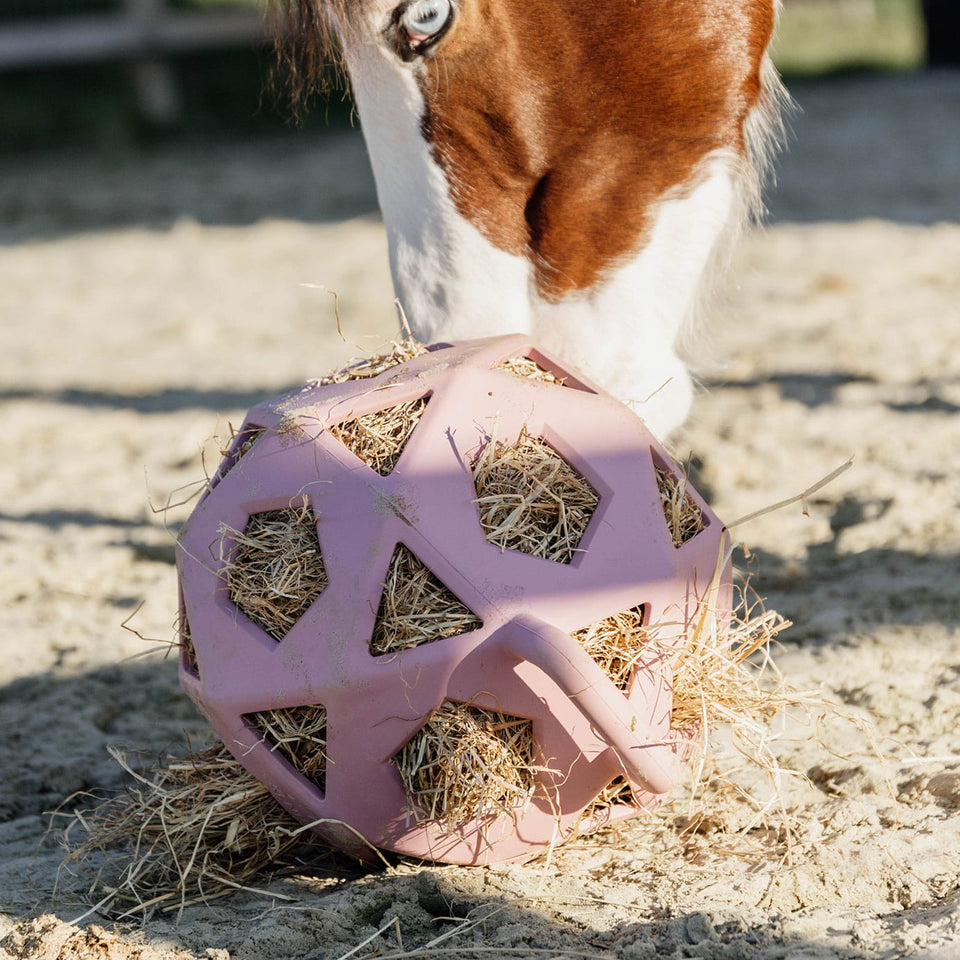 Kentucky Horsewear Relax Horse Hay & Play Ball - Old Rose