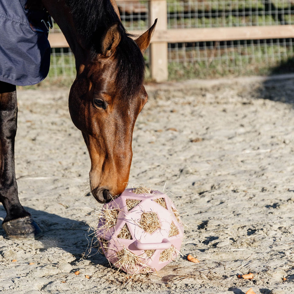 Kentucky Horsewear Relax Horse Hay & Play Ball - Old Rose
