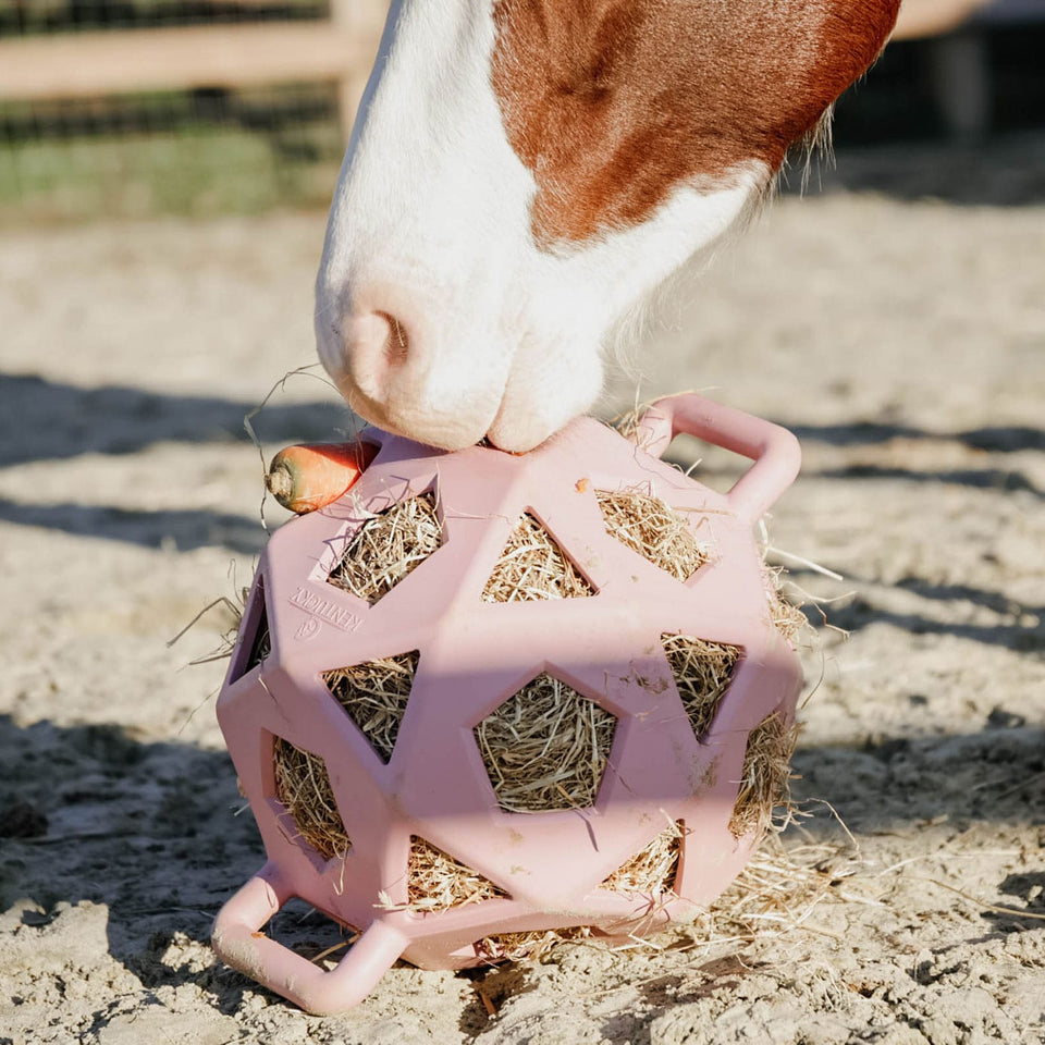 Kentucky Horsewear Relax Horse Hay & Play Ball - Old Rose