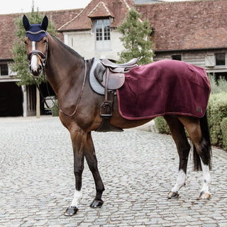 Kentucky Horsewear Heavy Fleece Quarter Rug - Bordeaux