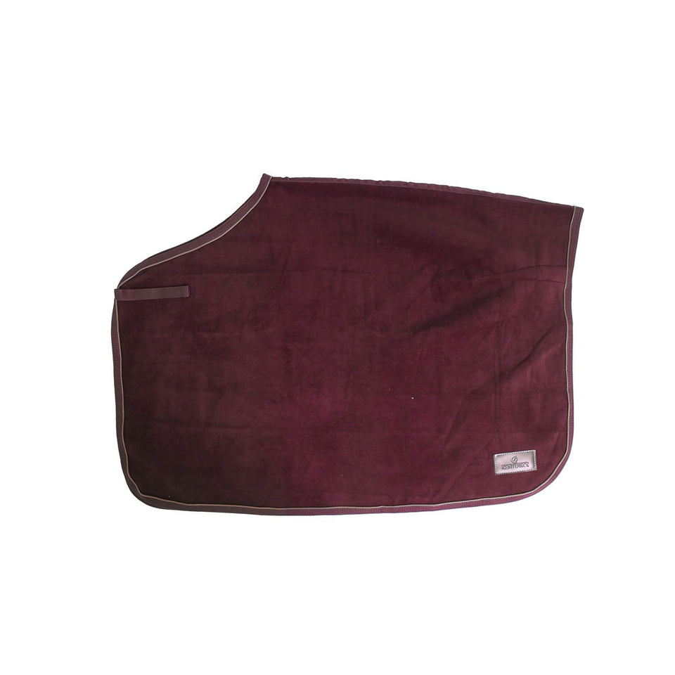 Kentucky Horsewear Heavy Fleece Quarter Rug - Bordeaux