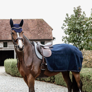 Kentucky Horsewear Heavy Fleece Quarter Rug - Navy