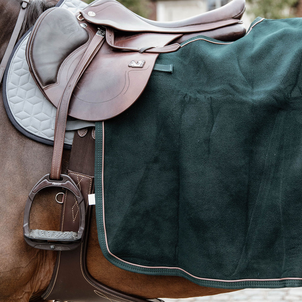 Kentucky Horsewear Heavy Fleece Quarter Rug - Pine Green