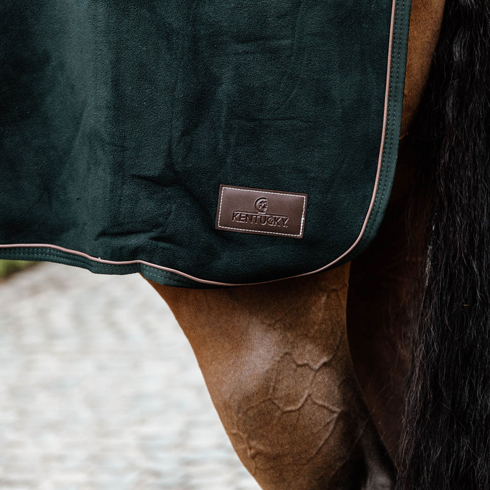 Kentucky Horsewear Heavy Fleece Quarter Rug - Pine Green