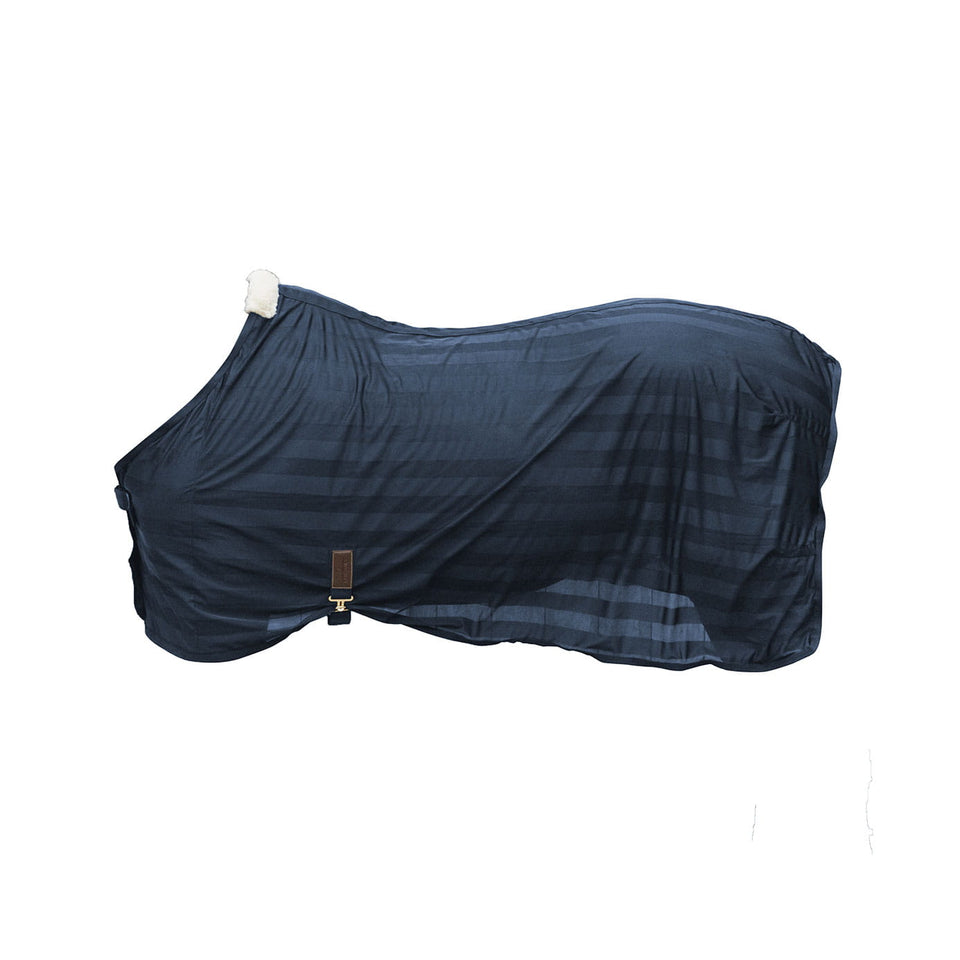 Kentucky Horsewear Light Striped Mesh Fly Sheet - Navy