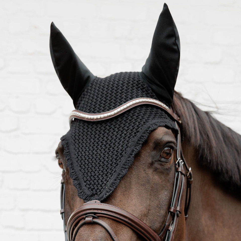 Kentucky Horsewear Long Fly Veil - Black