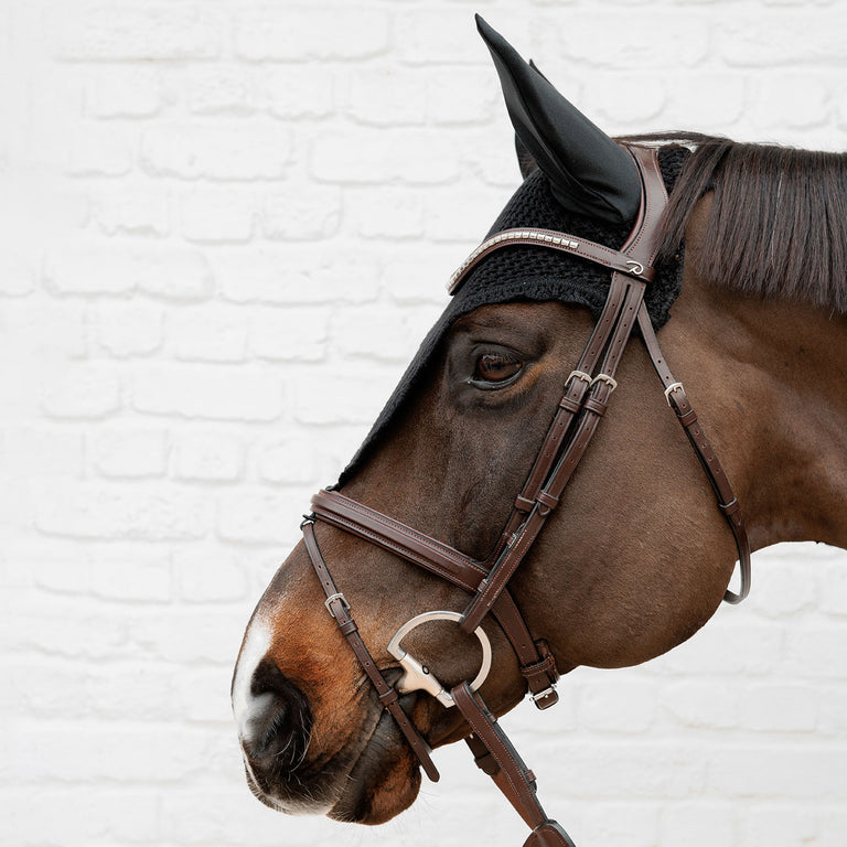 Kentucky Horsewear Long Fly Veil - Black