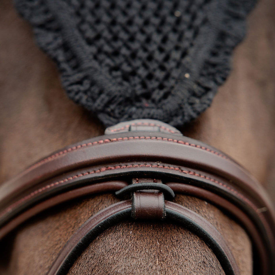 Kentucky Horsewear Long Fly Veil - Black