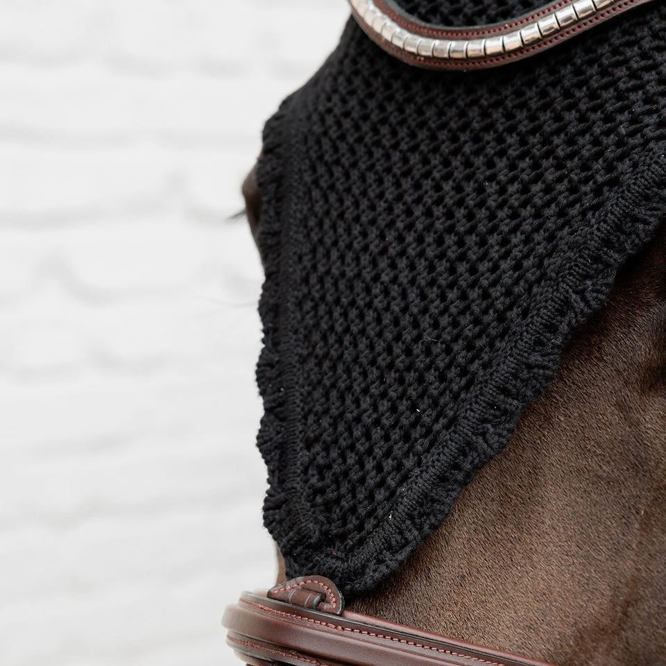 Kentucky Horsewear Long Fly Veil - Black