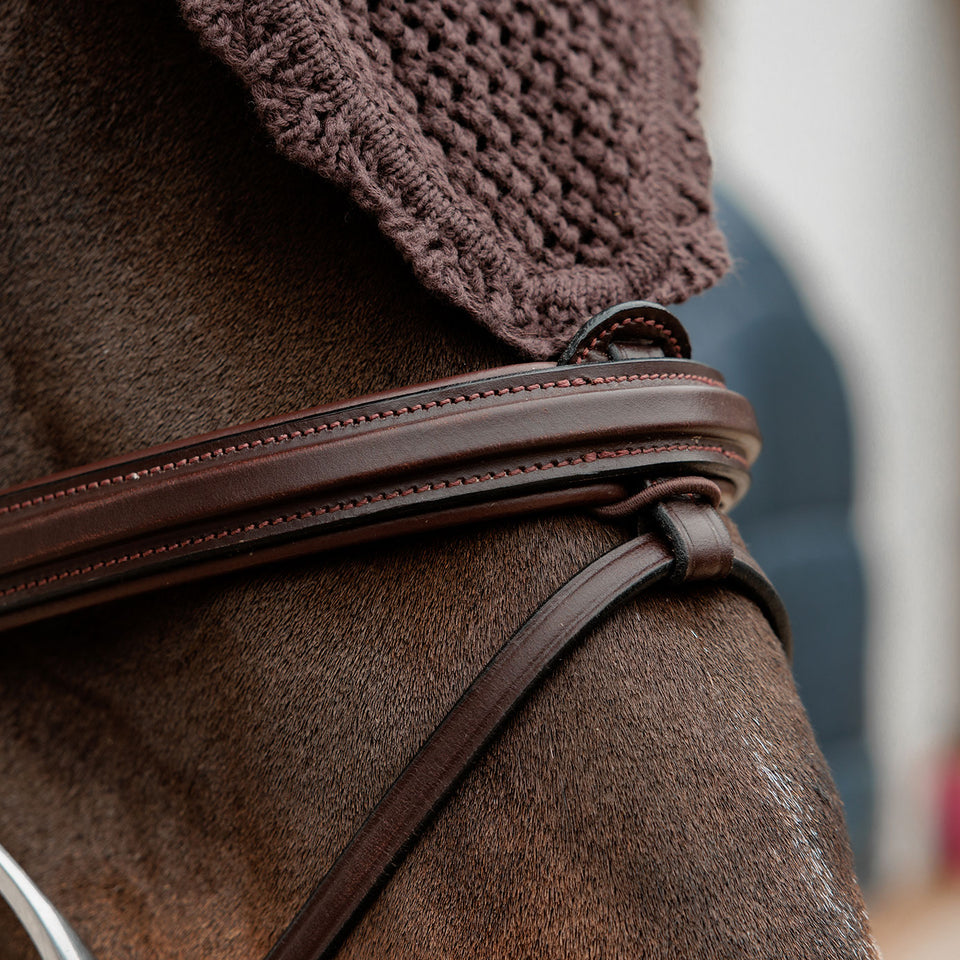 Kentucky Horsewear Long Fly Veil - Brown