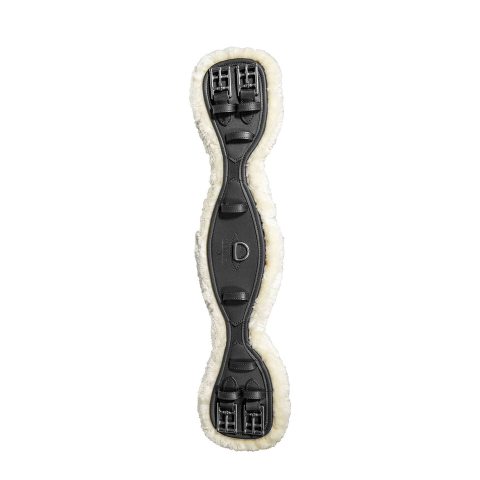 Kentucky Horsewear New Sheepskin Anatomic Short Girth - Black