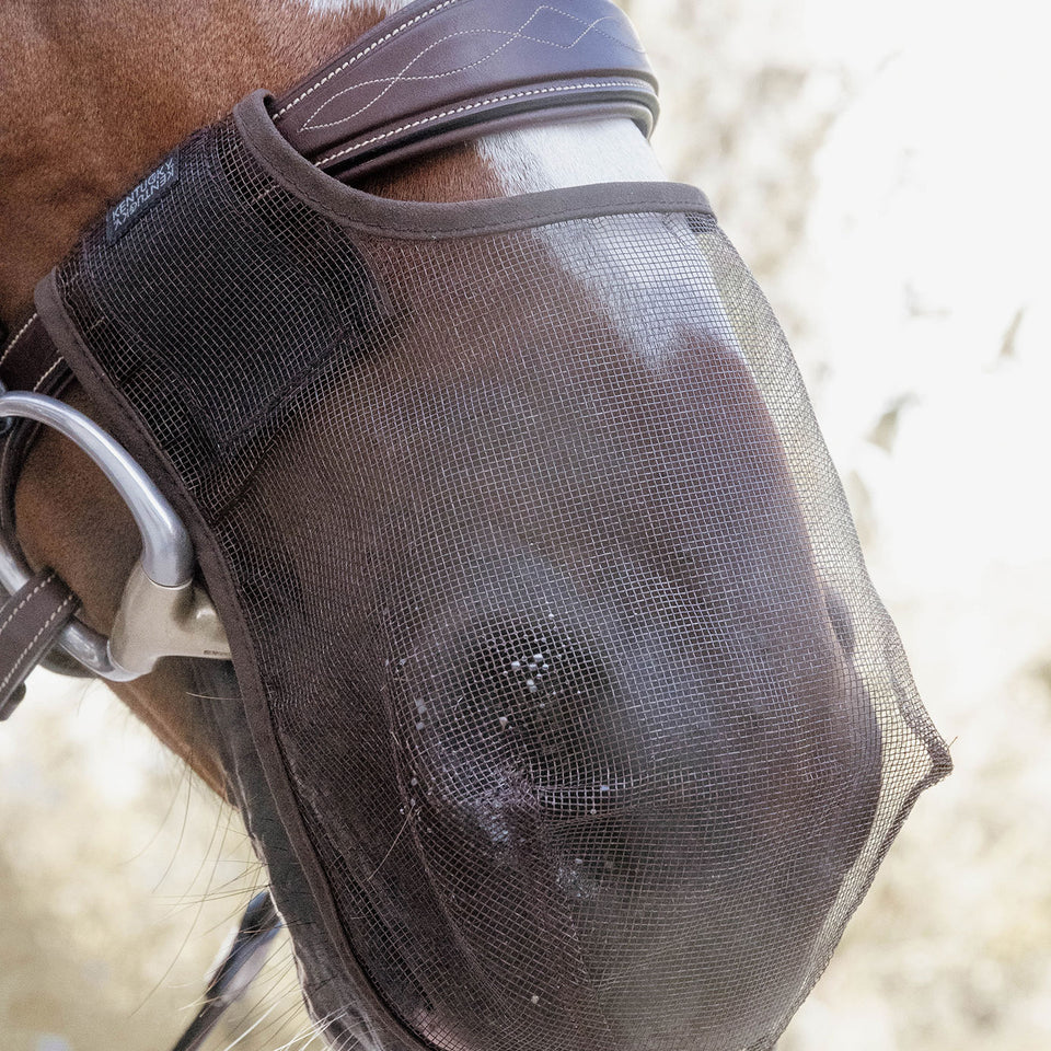 Kentucky Horsewear Anti Fly Nose Net - Brown