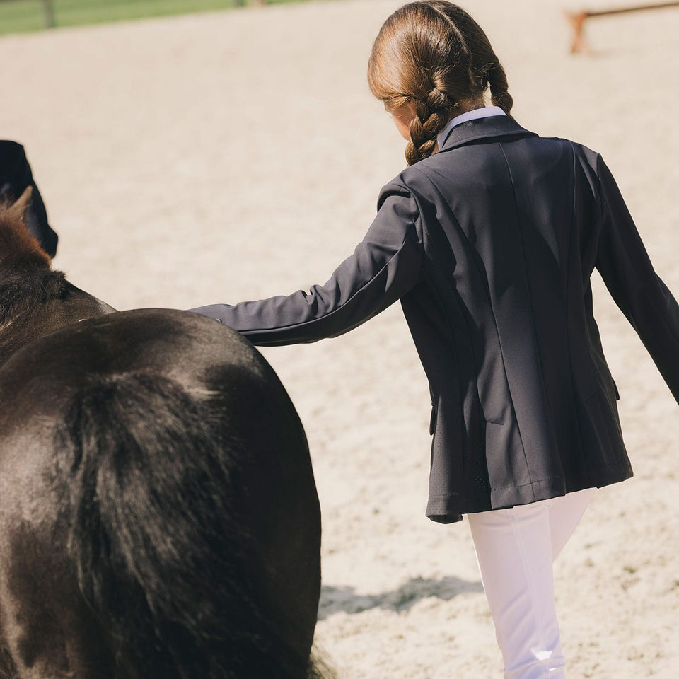 Kentucky Paris Girl's Show Jacket - Navy