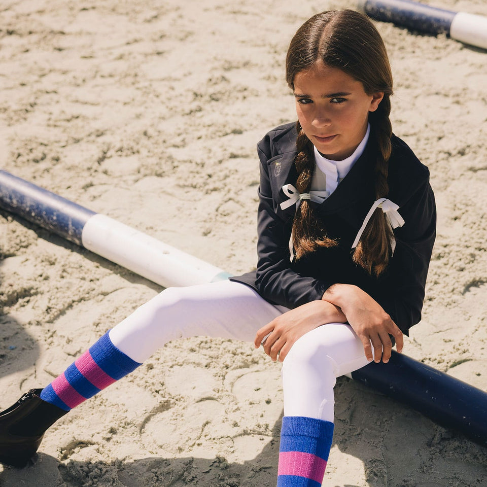 Kentucky Paris Girl's Show Jacket - Navy