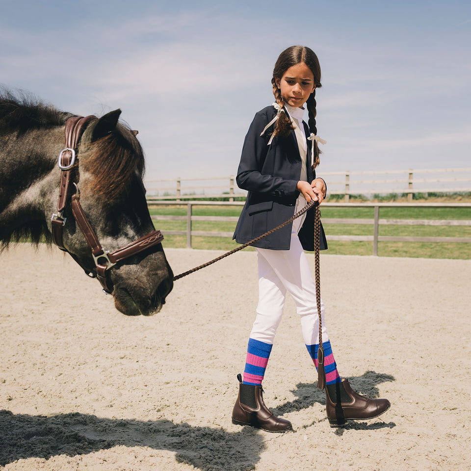 Kentucky Paris Girl's Show Jacket - Navy