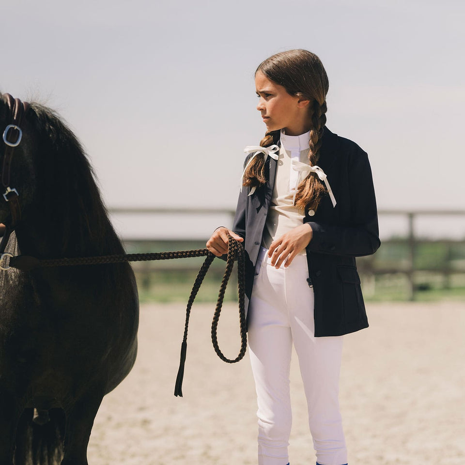 Kentucky Paris Girl's Show Jacket - Navy