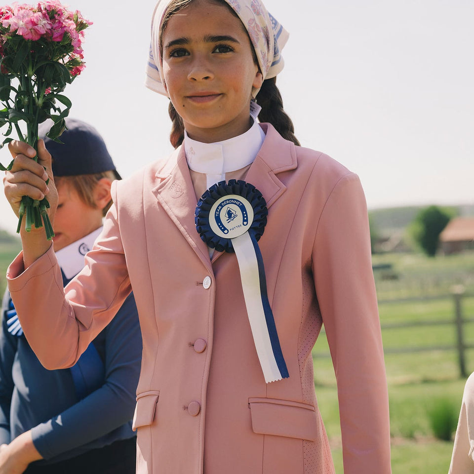 Kentucky Paris Girl's Show Jacket - Old Rose