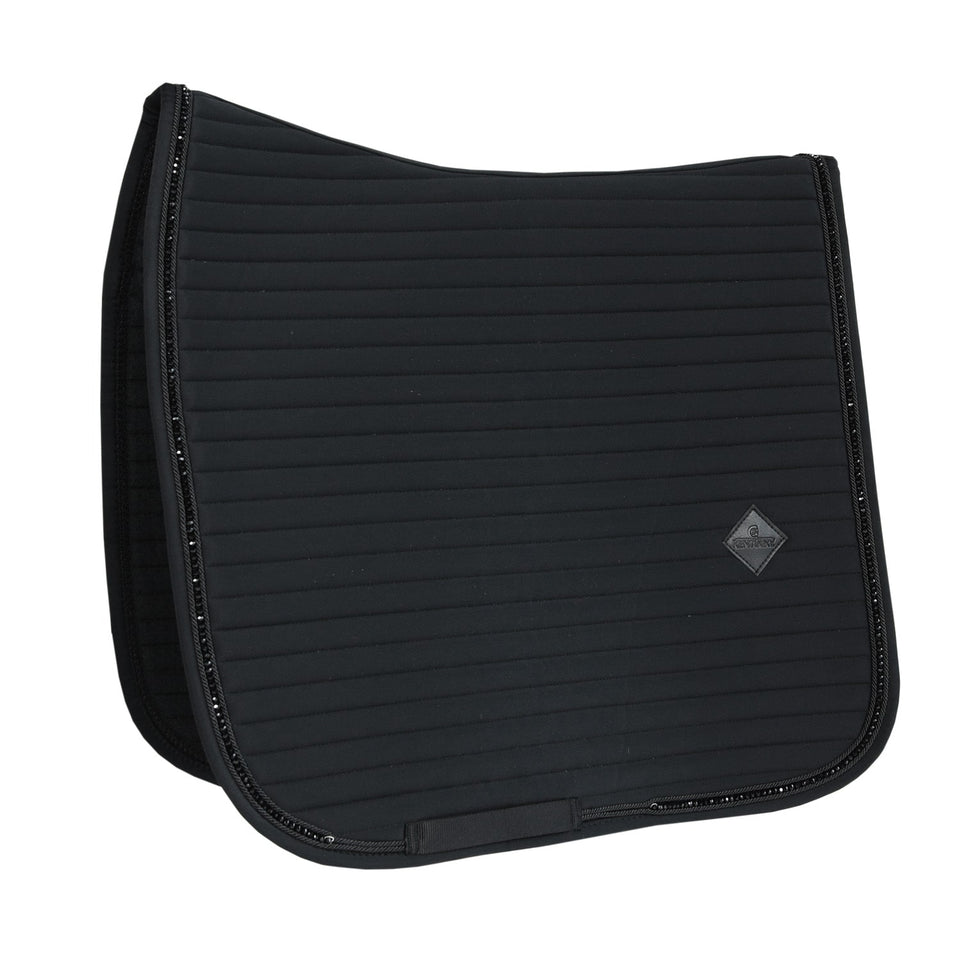 Kentucky Horsewear Pearls Dressage Saddle Cloth - Black