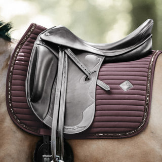 Kentucky Horsewear Pearls Dressage Saddle Cloth - Brown