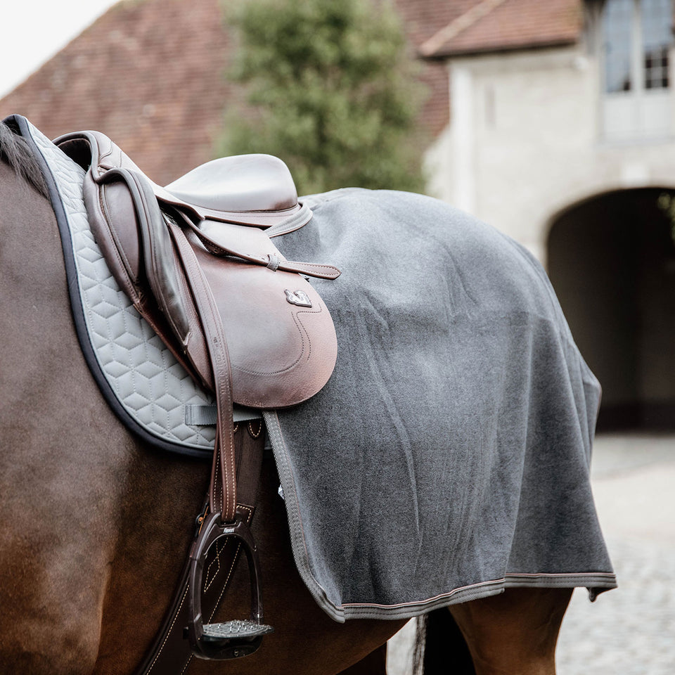 Kentucky Horsewear Heavy Fleece Quarter Rug - Grey