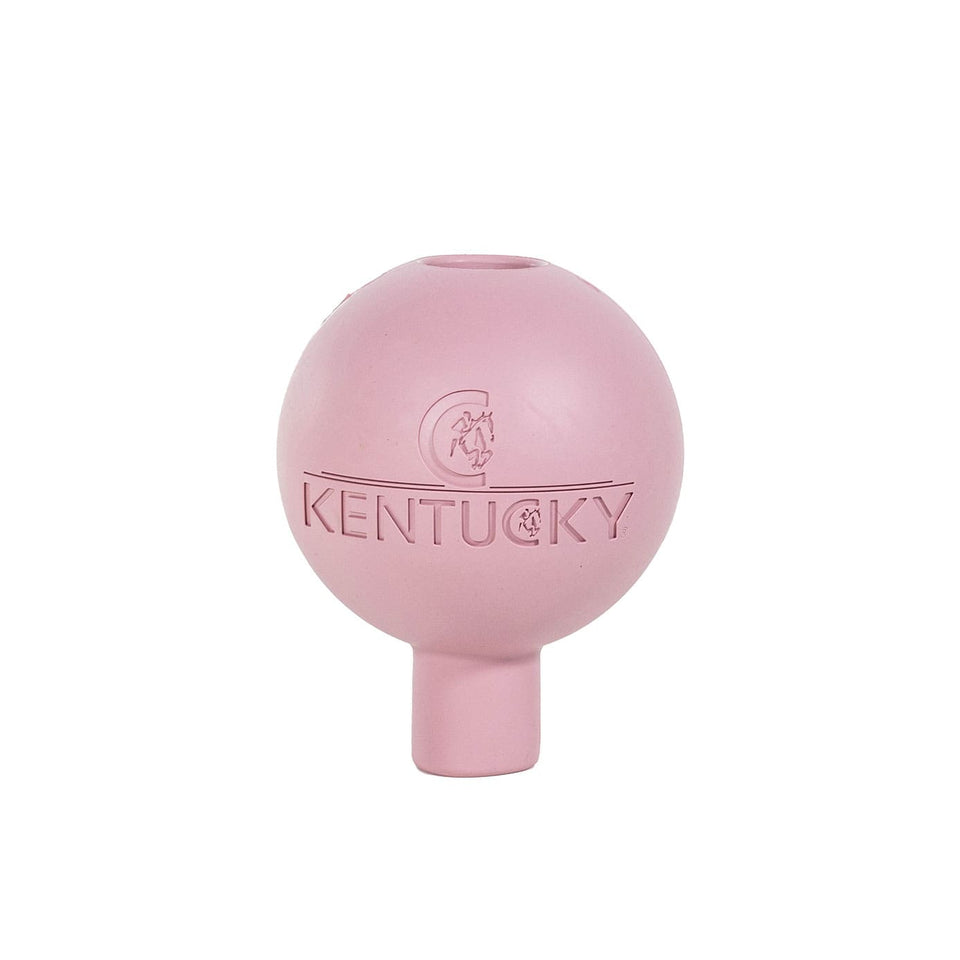 Kentucky Horsewear Rubber Ball Lead and Wall Protector - Old Rose