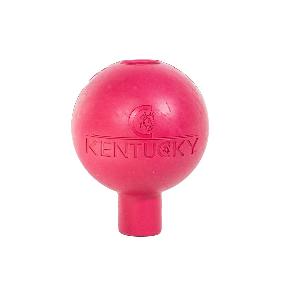 Kentucky Horsewear Rubber Ball Lead and Wall Protector - Pink