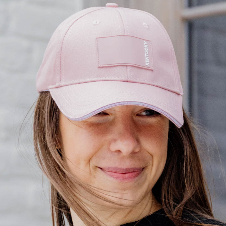 Kentucky Horsewear Rubber Logo Baseball Cap - Old Rose