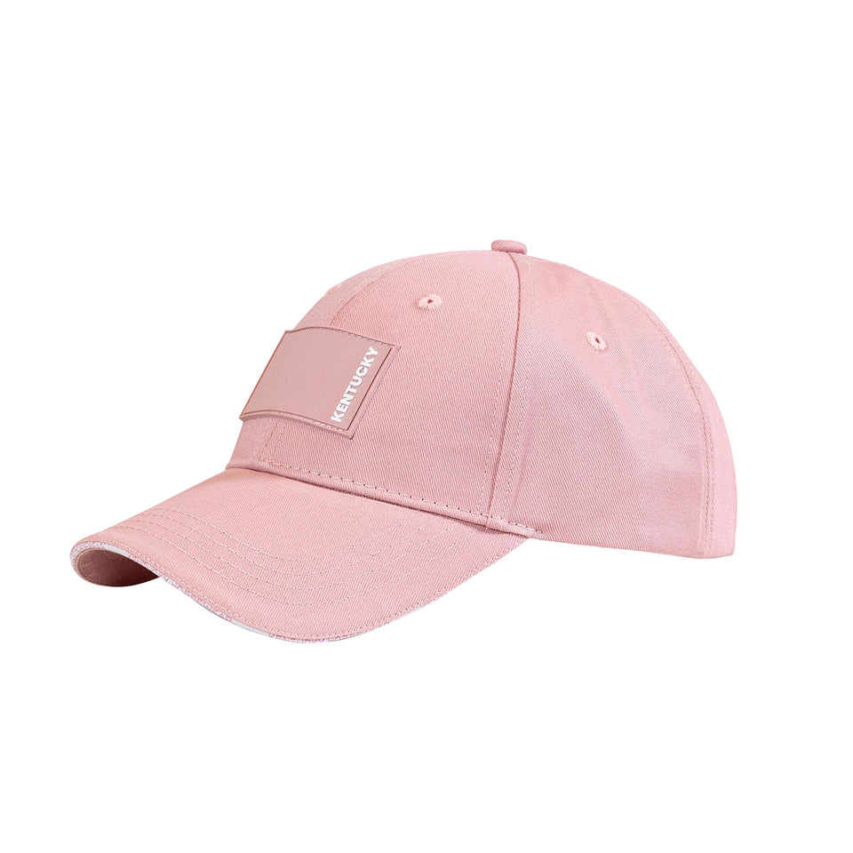 Kentucky Horsewear Rubber Logo Baseball Cap - Old Rose