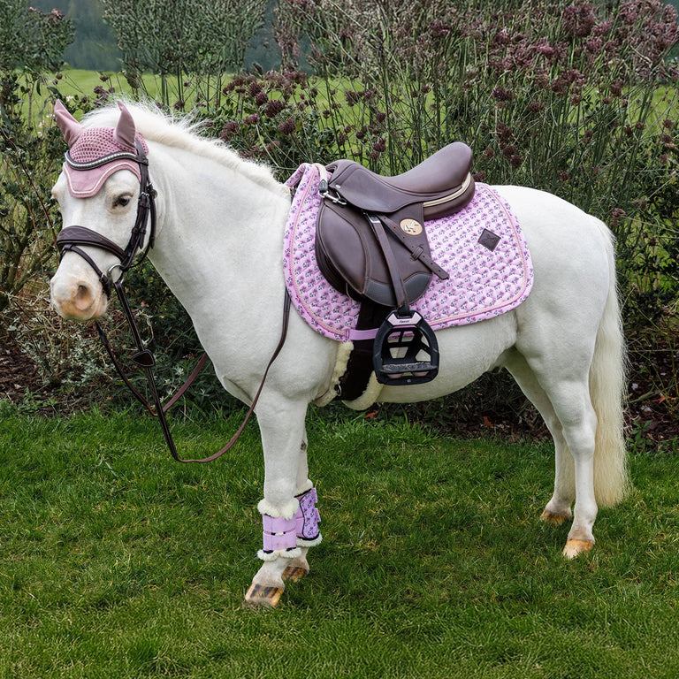 Kentucky Horsewear Sammy Collection Jumping Saddle Cloth - Old Rose
