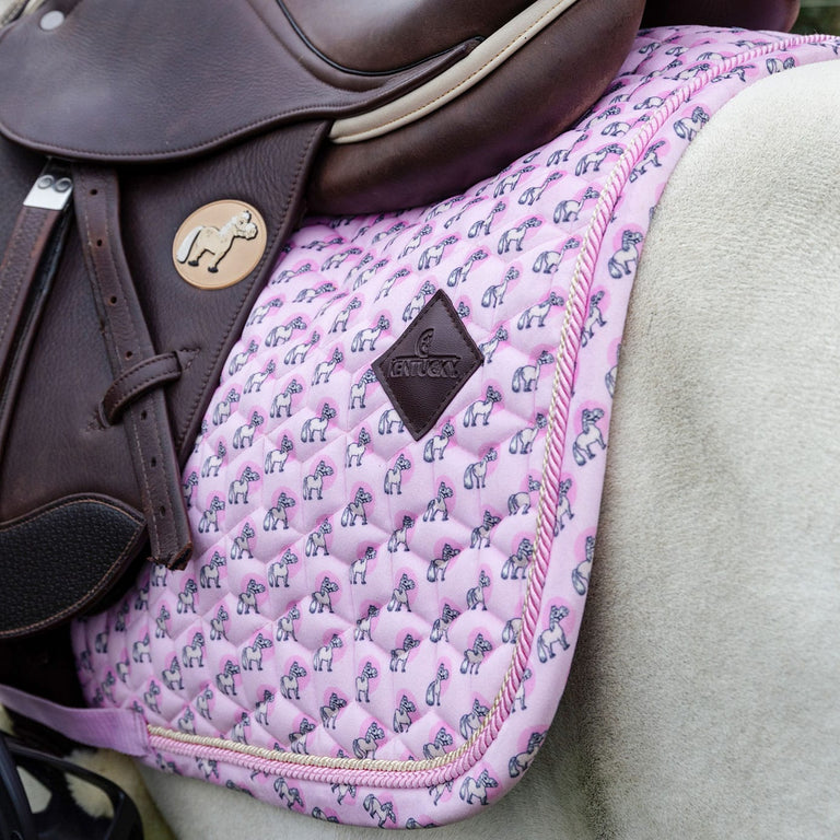 Kentucky Horsewear Sammy Collection Jumping Saddle Cloth - Old Rose