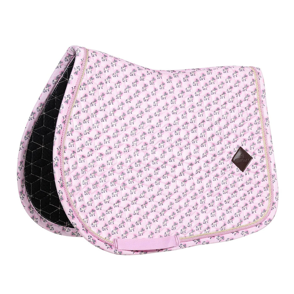 Kentucky Horsewear Sammy Collection Jumping Saddle Cloth - Old Rose