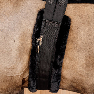 Kentucky Horsewear Sheepskin Girth - Black/Black