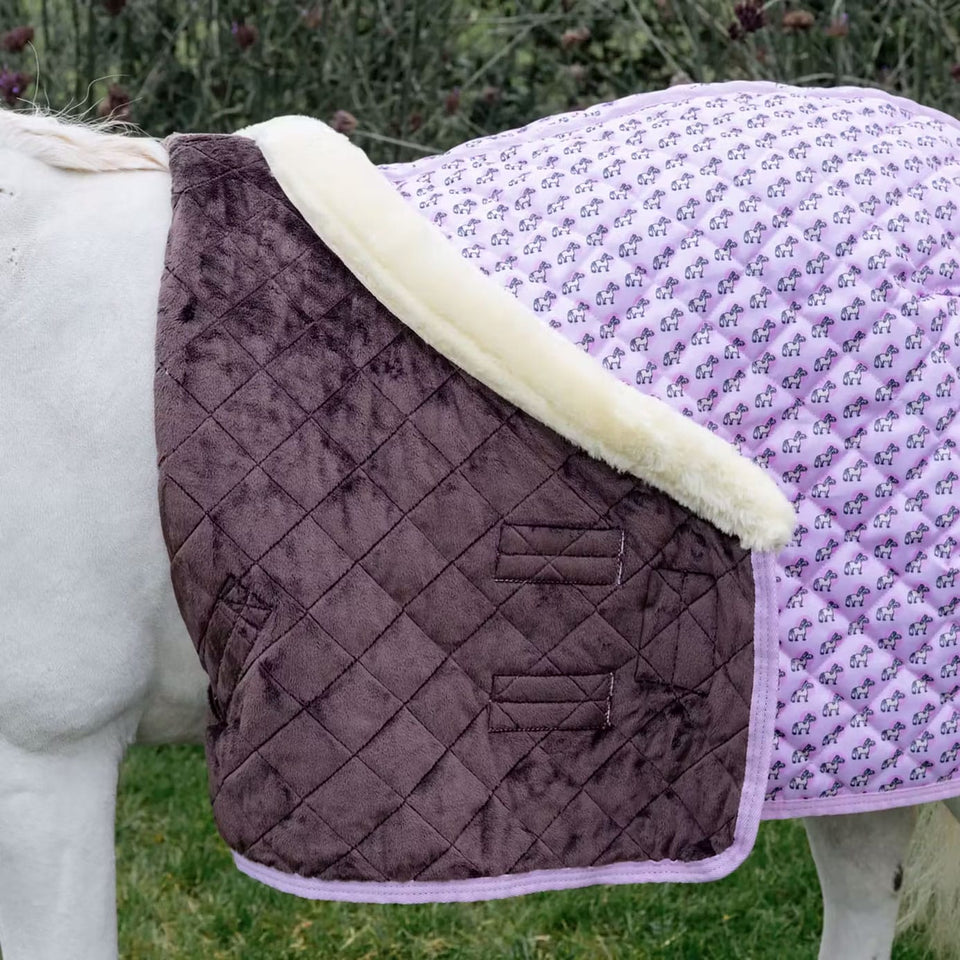Kentucky Horsewear Sammy Collection Pony Show Rug - Old Rose