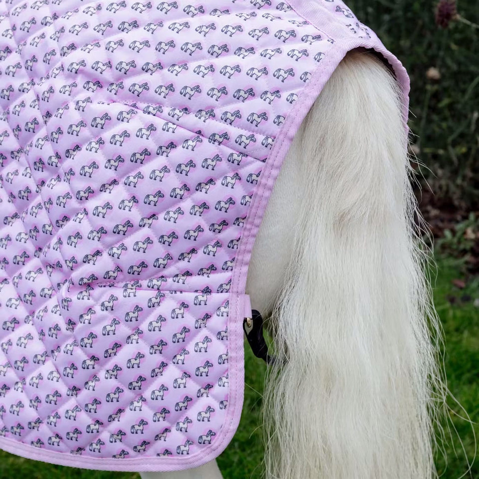 Kentucky Horsewear Sammy Collection Pony Show Rug - Old Rose