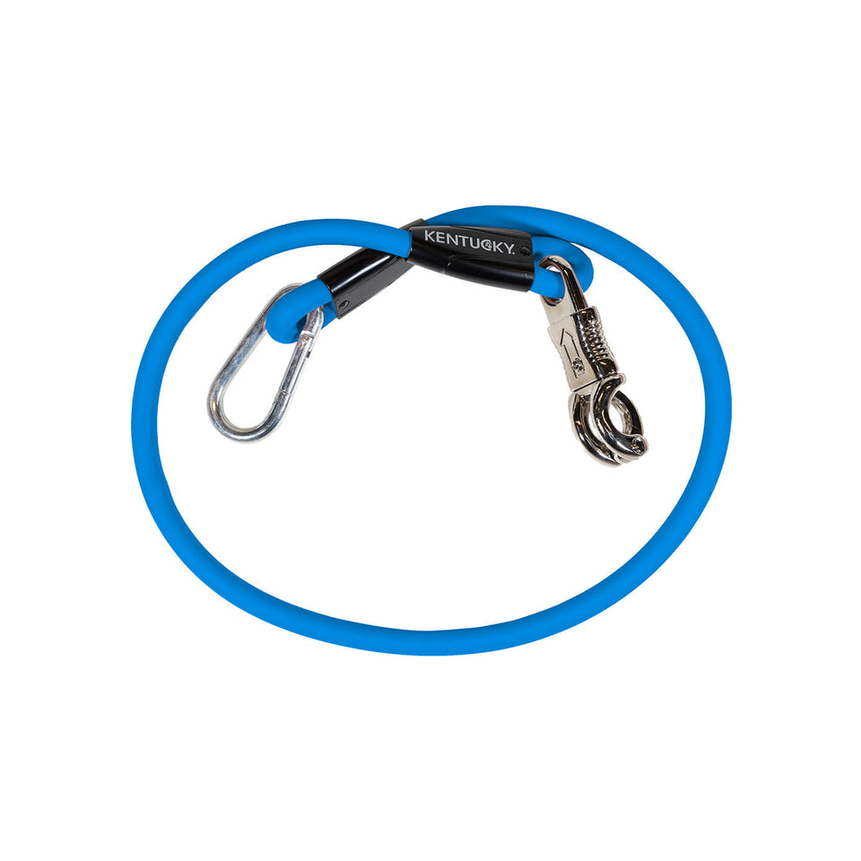Kentucky Horsewear Silicone Horsebox Lead and Cross Tie - Royal Blue