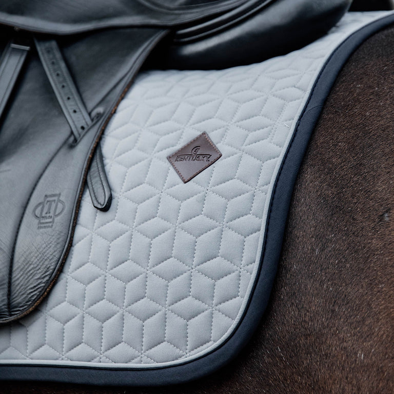 Kentucky Horsewear Softshell Dressage Saddle Cloth - Grey