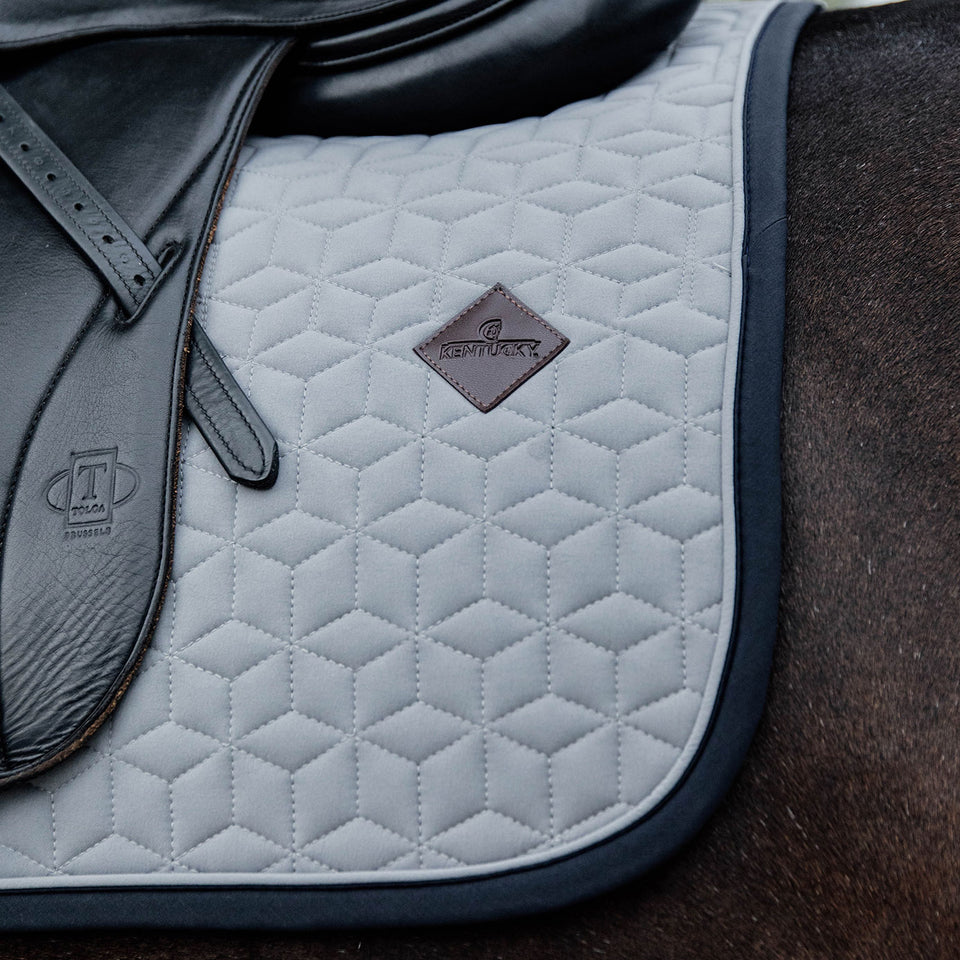 Kentucky Horsewear Softshell Dressage Saddle Cloth - Grey